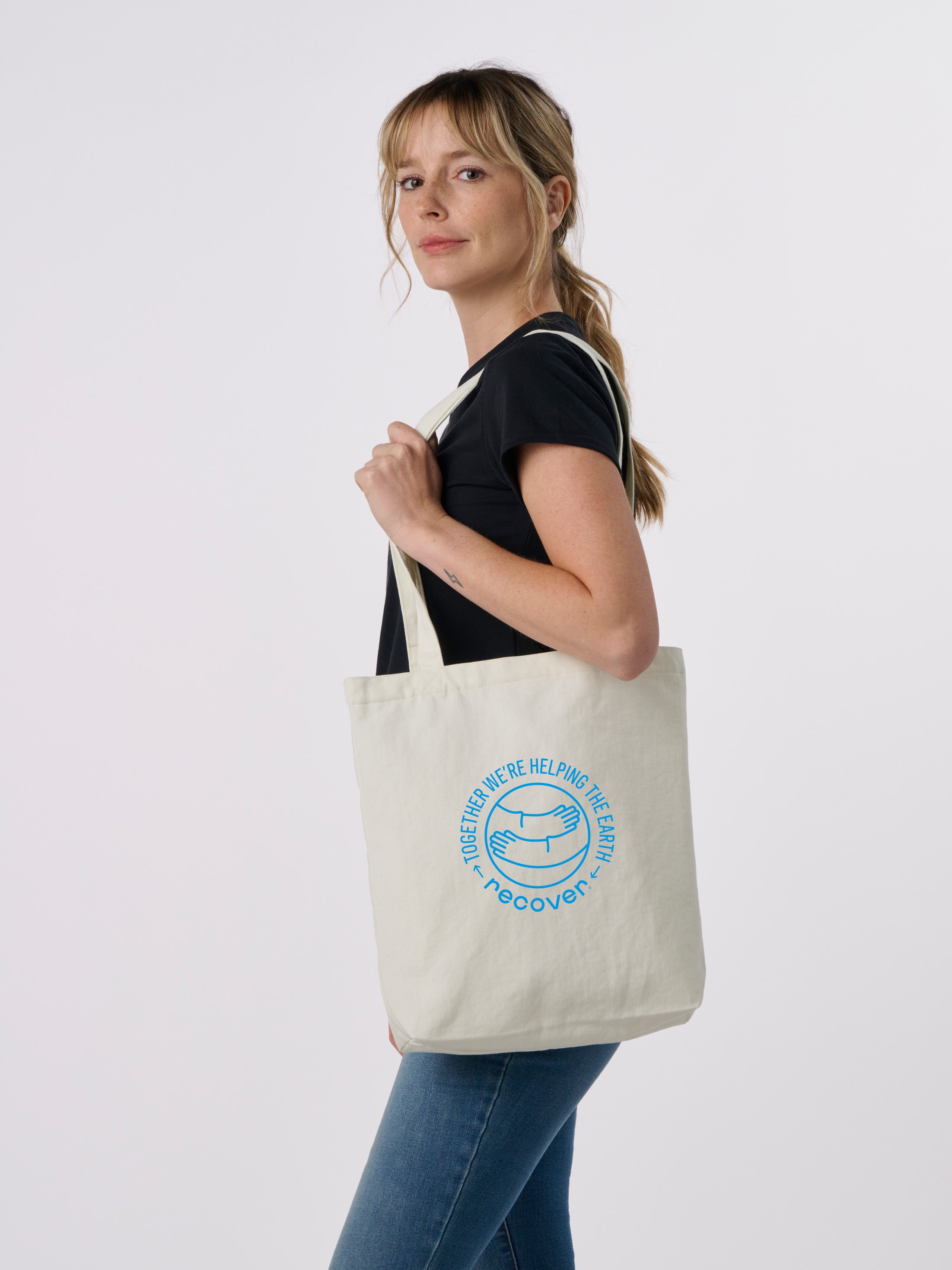 RC9501 - Brand Badge Tote Bag