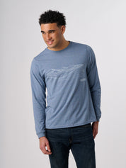 EC102 - Mountain Lines Eco Long Sleeve T-Shirt
