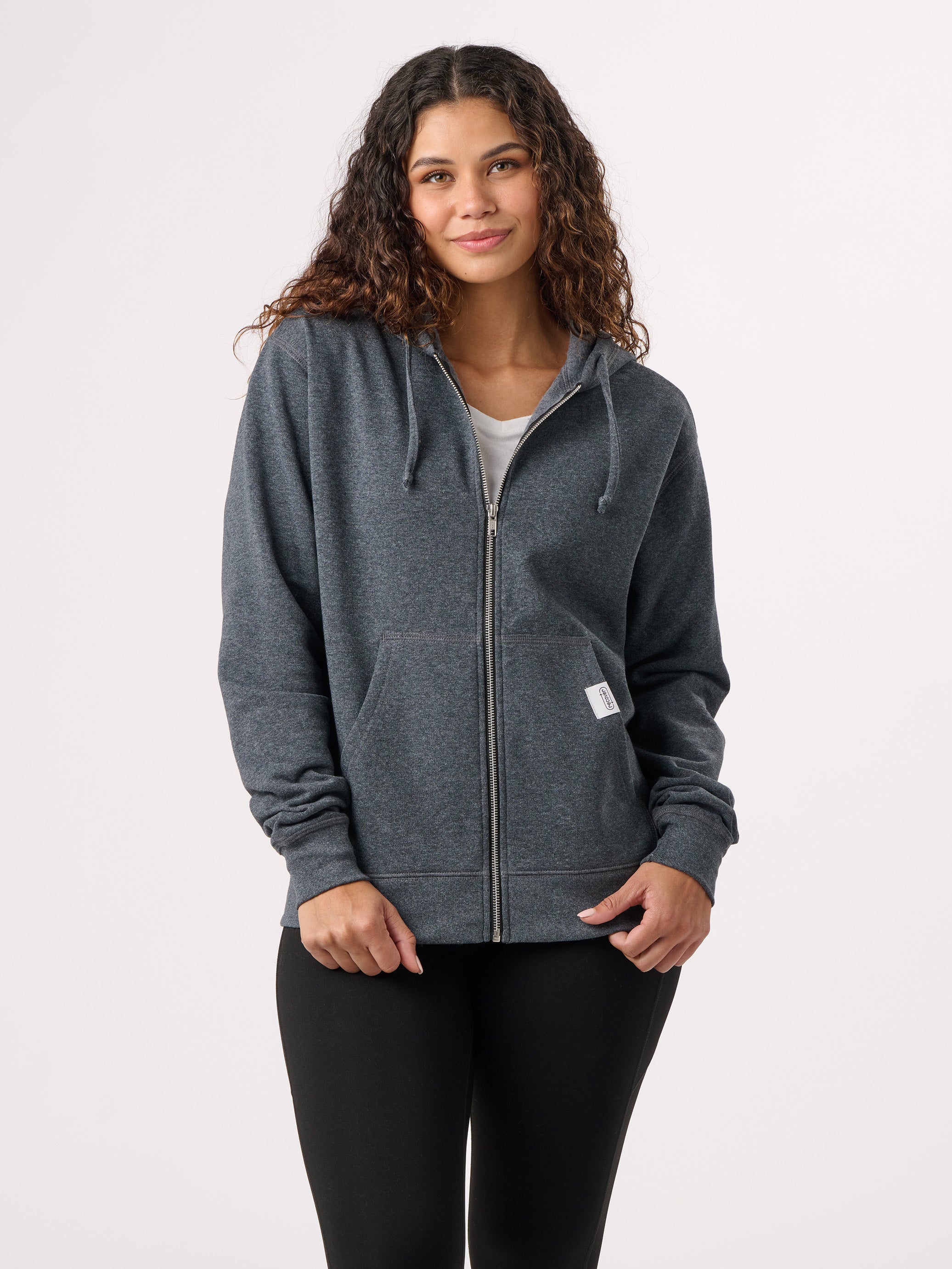 Sustainable Zip Fleece Hoodie | 100% Recycled Materials – Recover