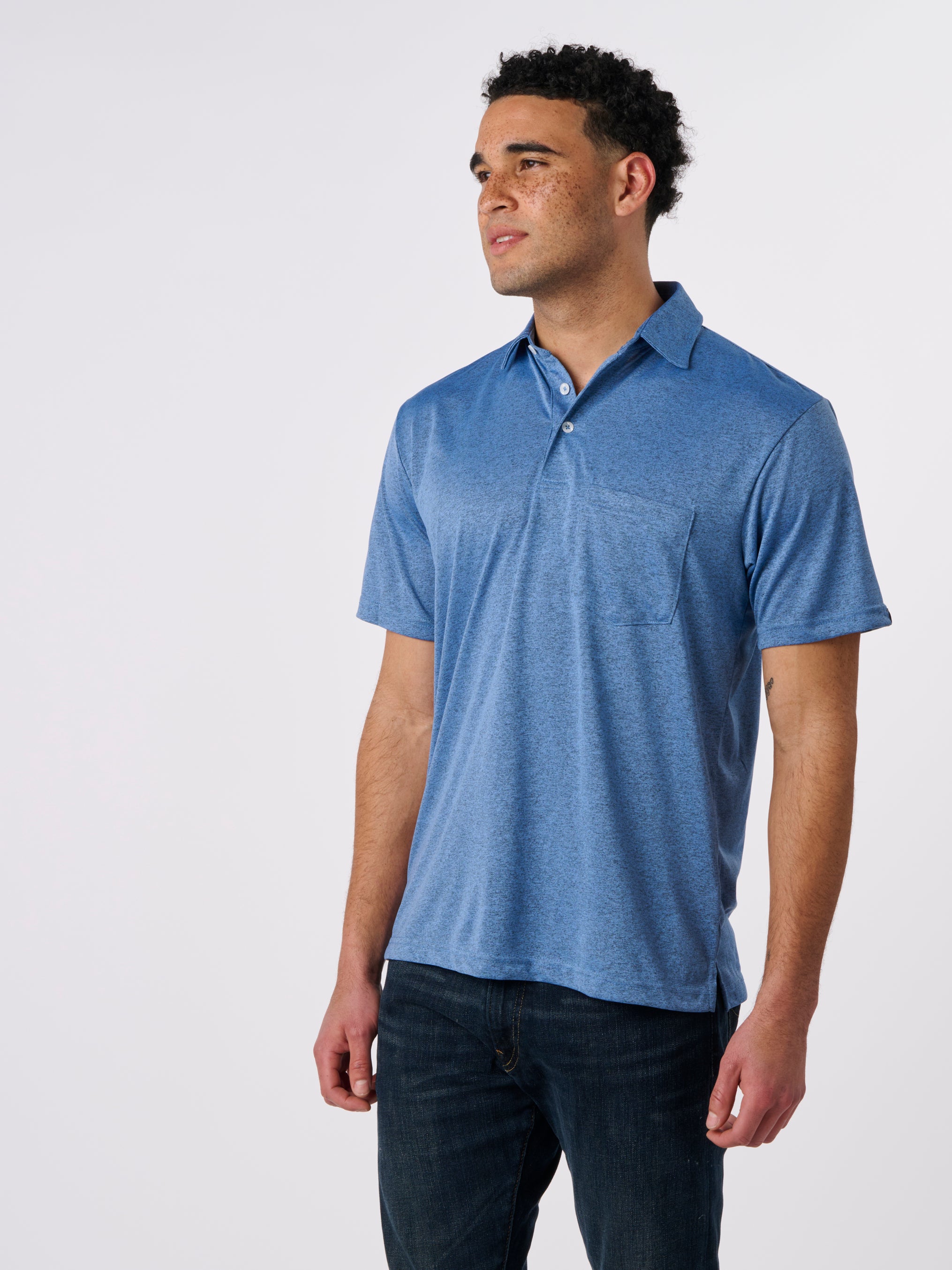 Men's Recycled Performance Polo | Moisture-Wicking – Recover Brands