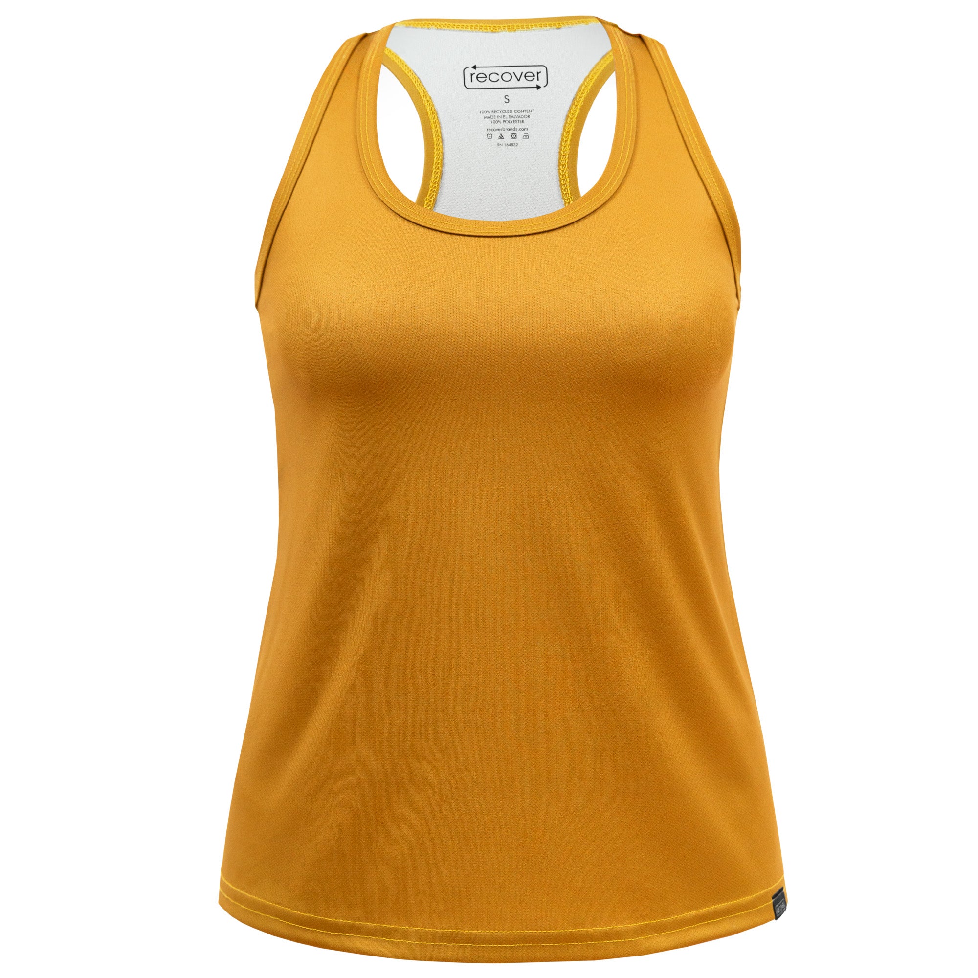Reebok CrossFit Carson Tank Top for Women Athletic Gym Training Racerback  Yellow