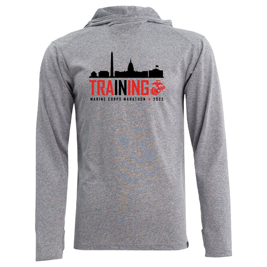 Marine Corps Marathon Monument Sun Hoodie