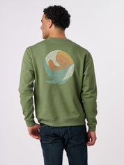 Whale Microplastic Unisex Crew Fleece Sweatshirt