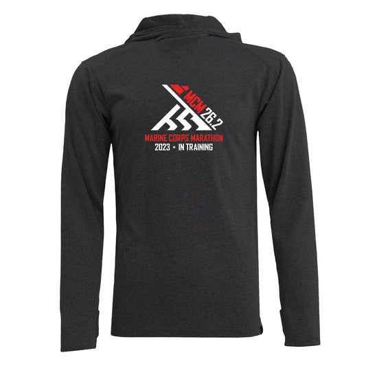 Marine Corps Marathon Logo Sun Hoodie