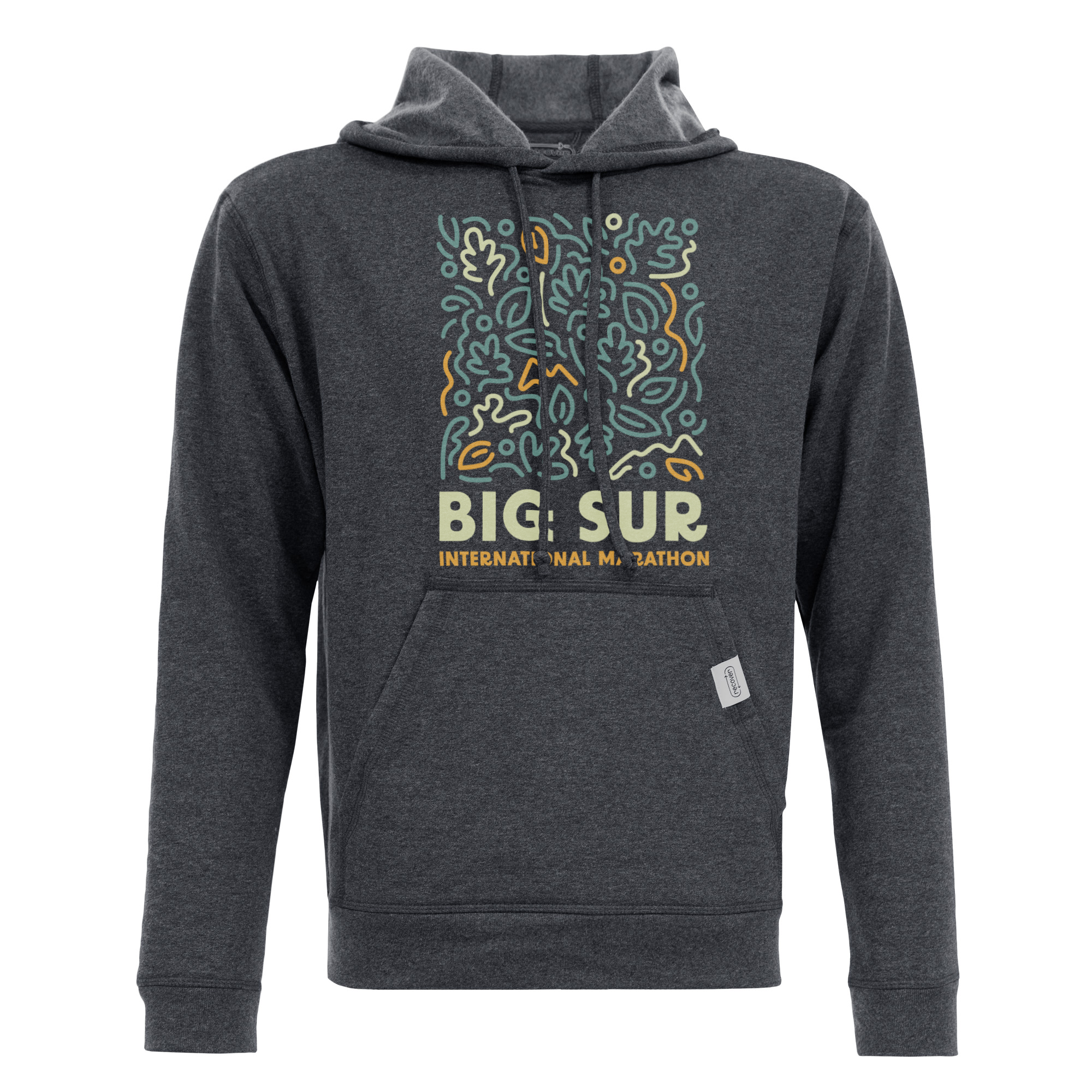 Big Sur Marathon Collage Fleece Hoodie