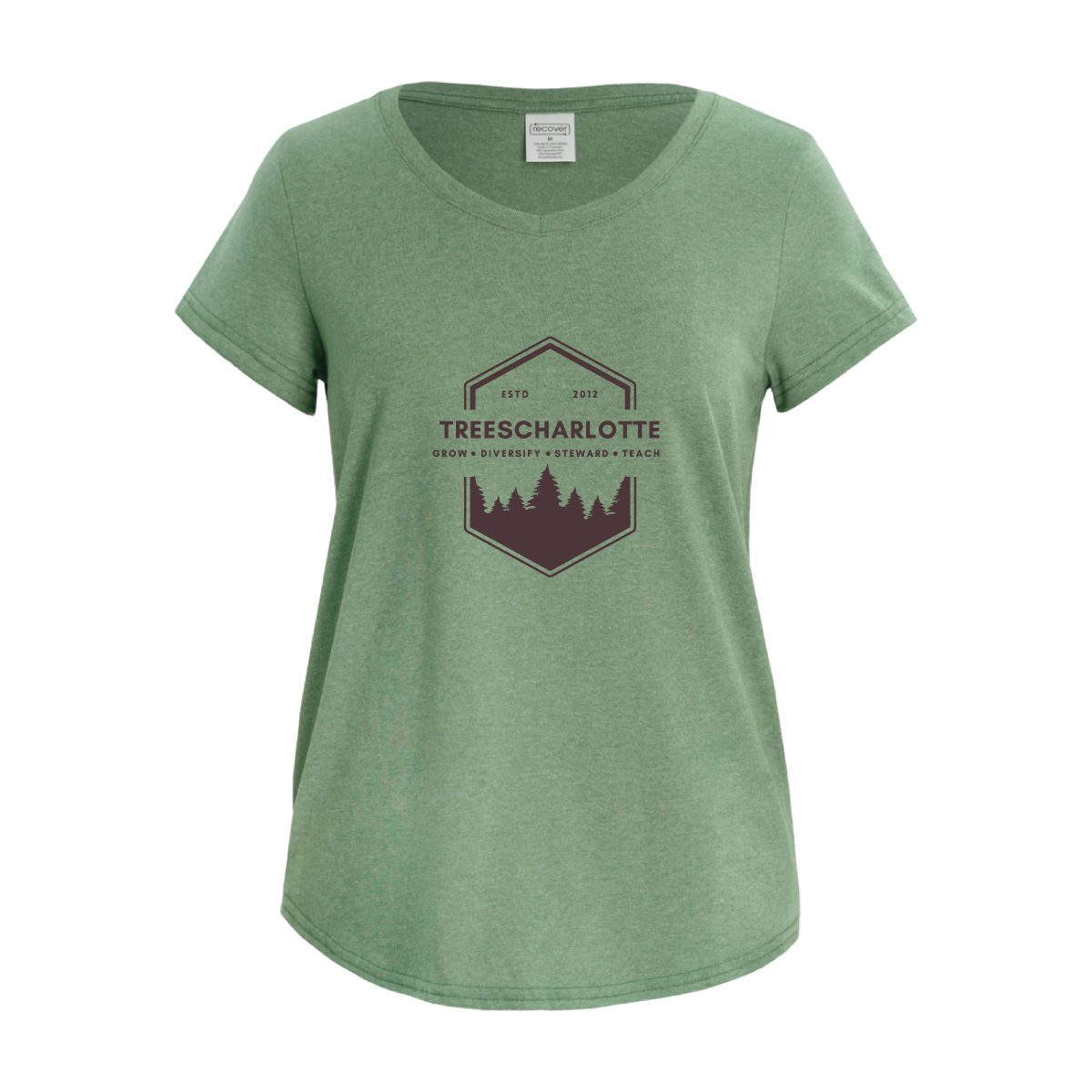 TreesCharlotte Badge - Eco Women's Tee