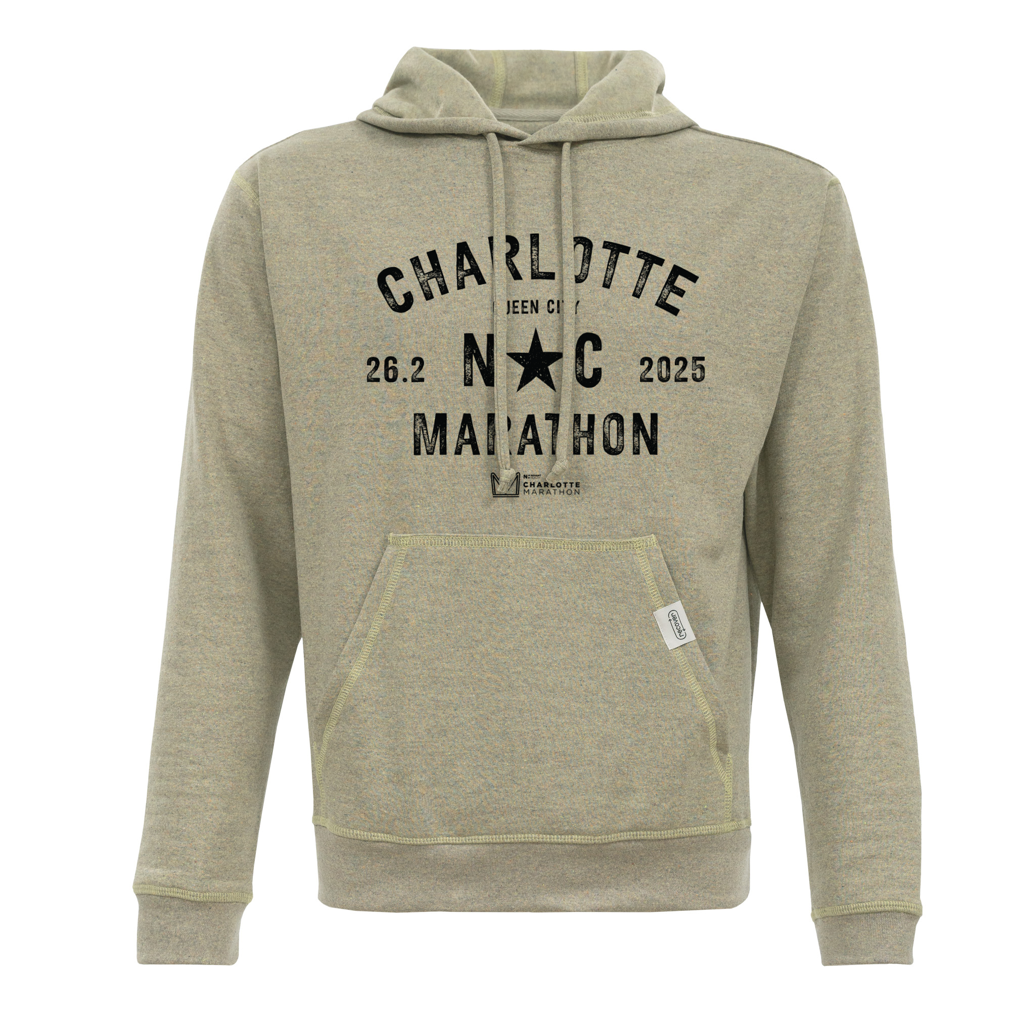 Novant Health Charlotte Marathon NC Flag Fleece Hoodie