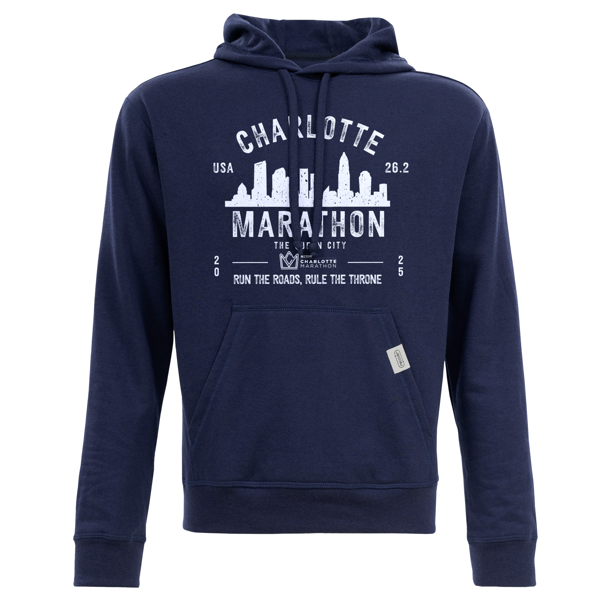 Novant Health Charlotte Marathon Rule The Throne Fleece Hoodie