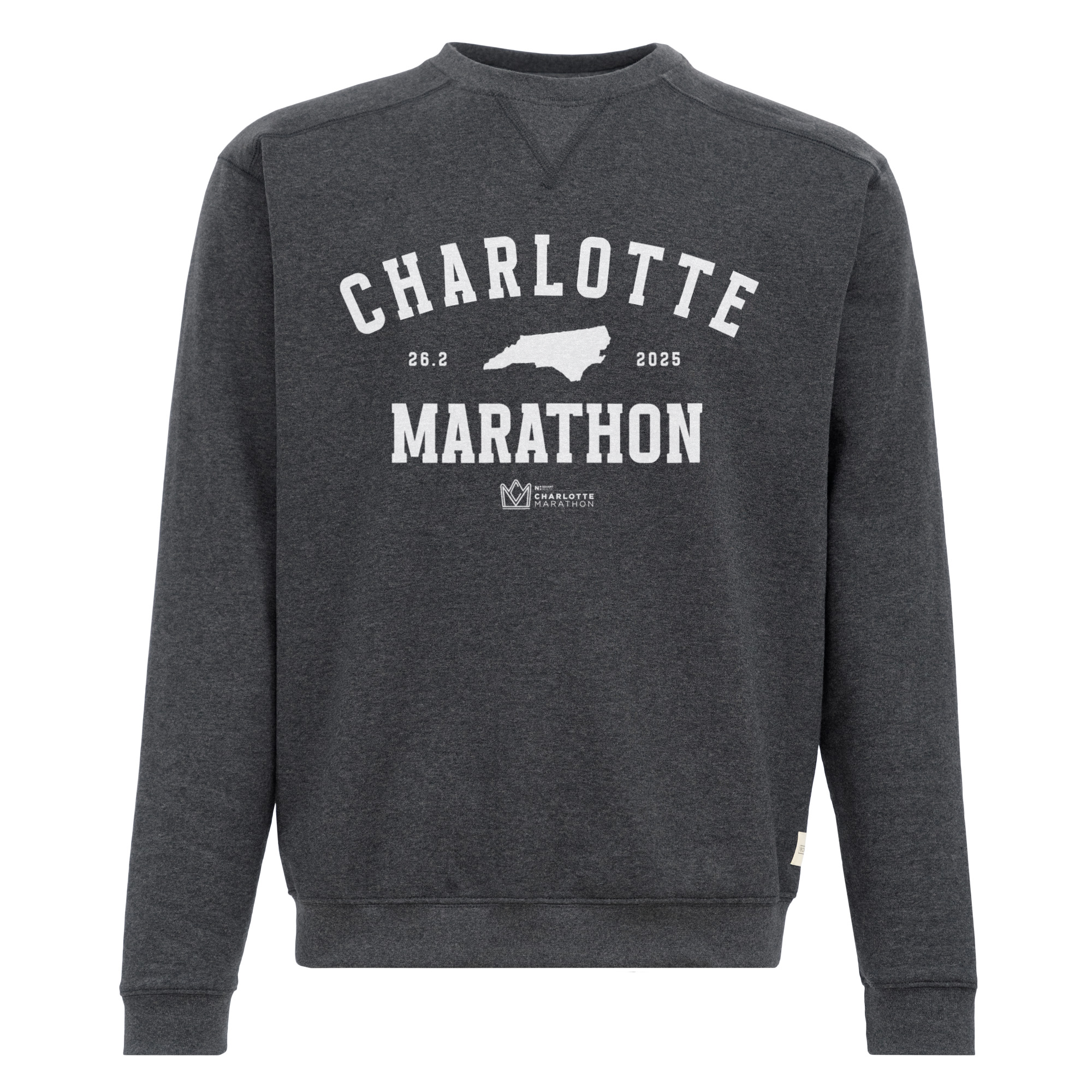 Novant Health Charlotte Marathon Varsity Fleece Crewneck