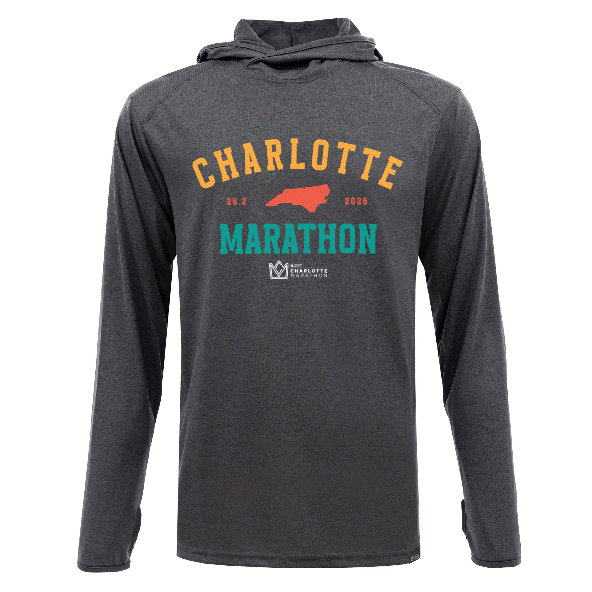 Novant Health Charlotte Marathon Varsity Sun Hoodie