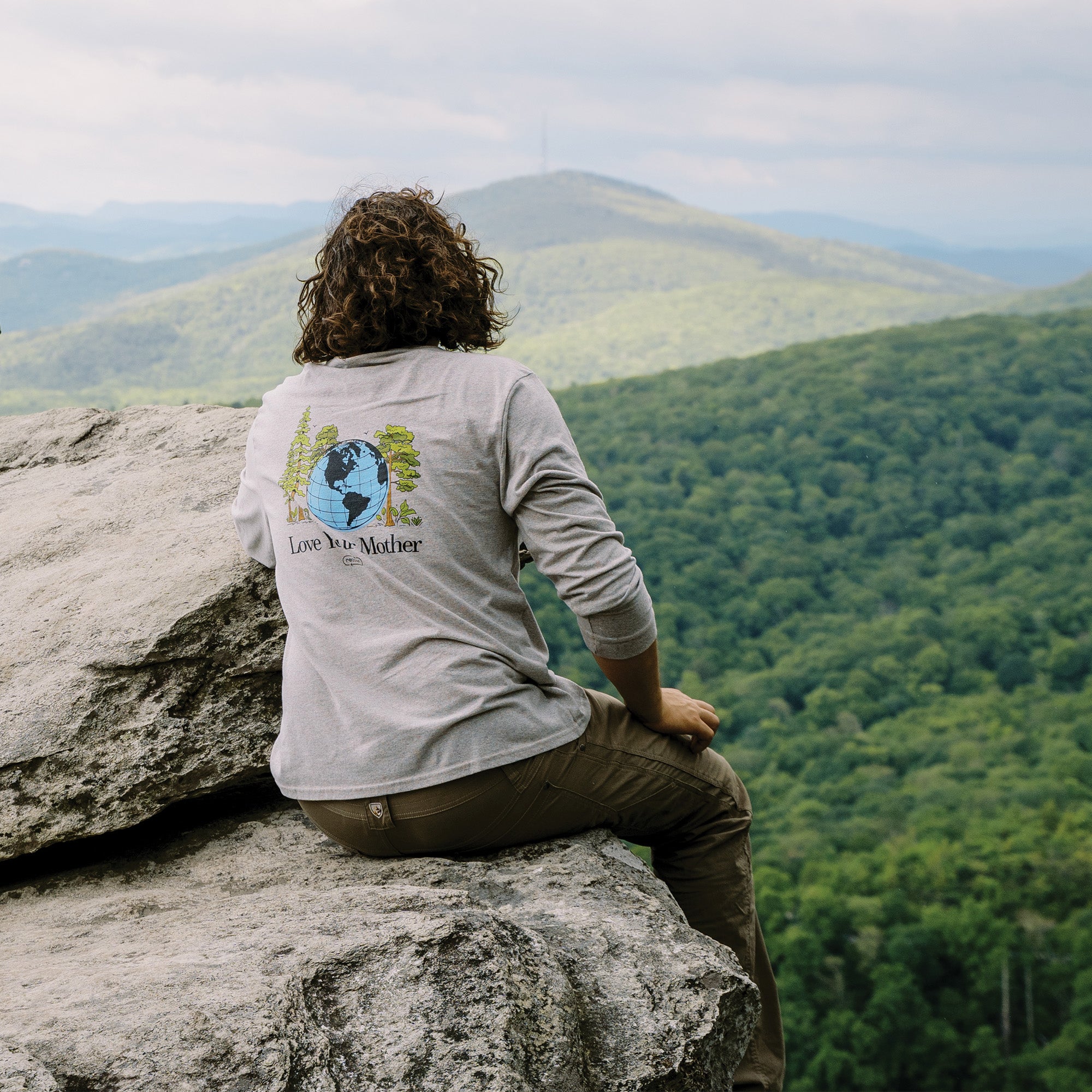 EC102 - Love Your Mother Eco Long Sleeve T-Shirt