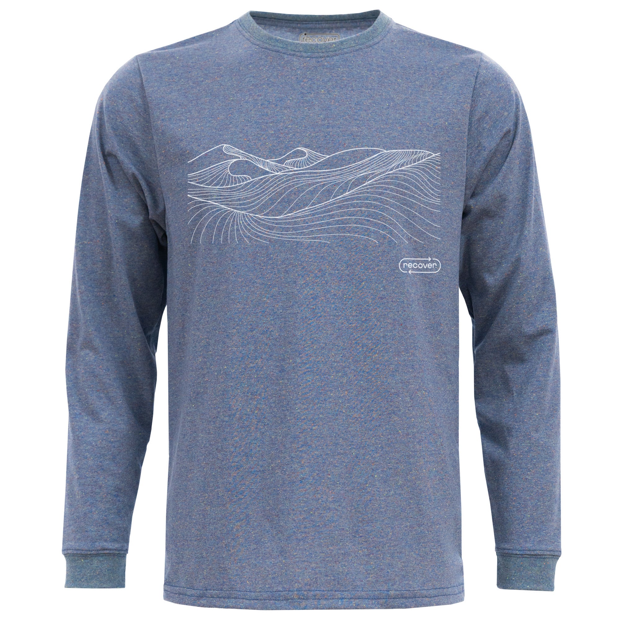 EC102 - Mountain Lines Eco Unisex Long Sleeve T-Shirt