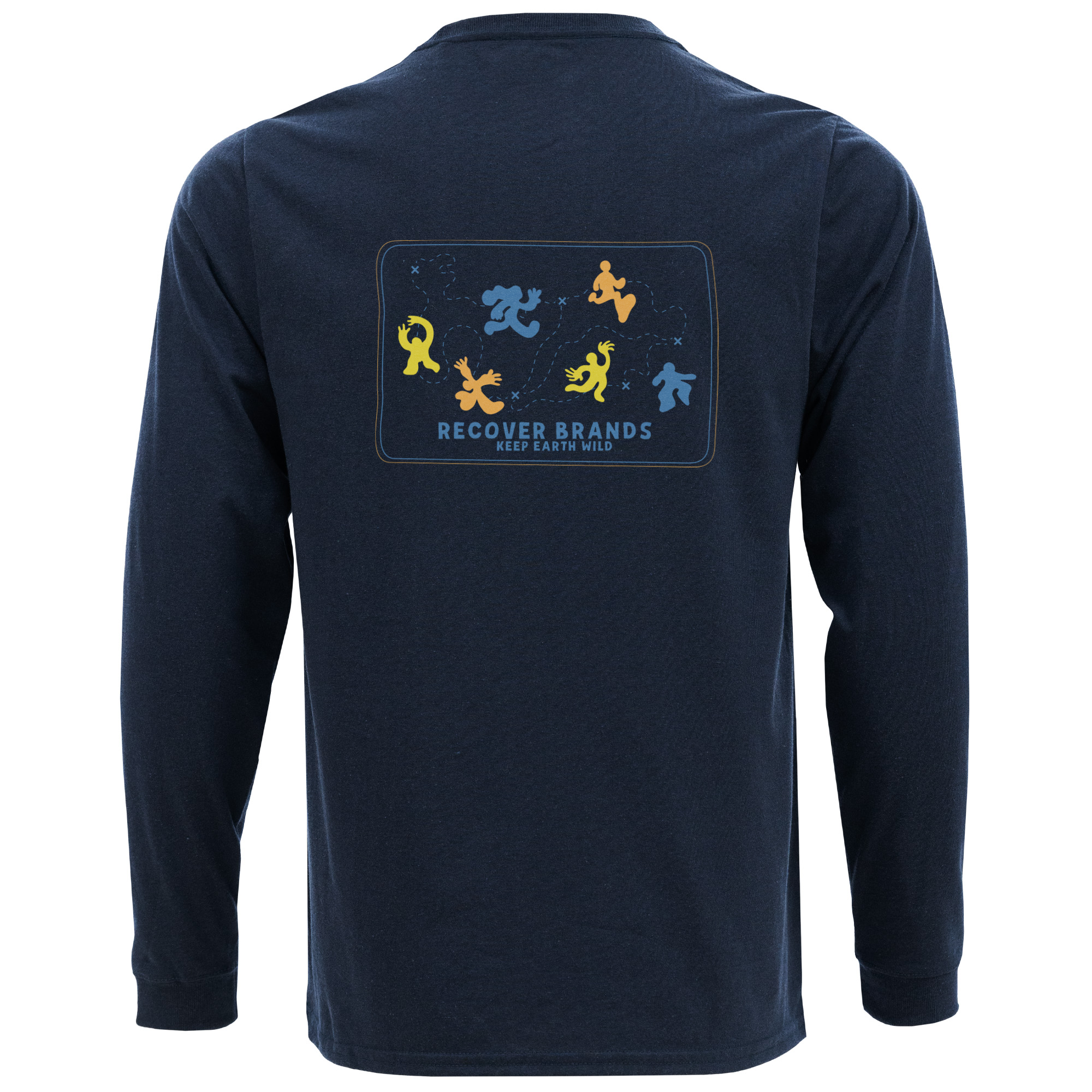 EC102 - Trail Map Eco Long Sleeve T-Shirt