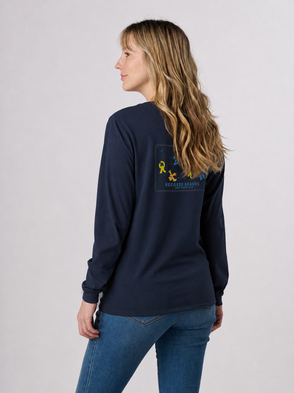 EC102 - Trail Map Eco Long Sleeve T-Shirt