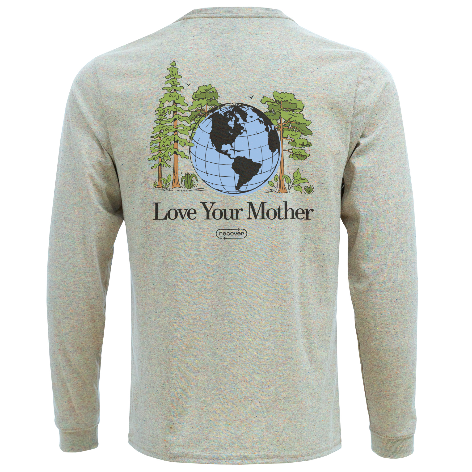 EC102 - Love Your Mother Eco Long Sleeve T-Shirt