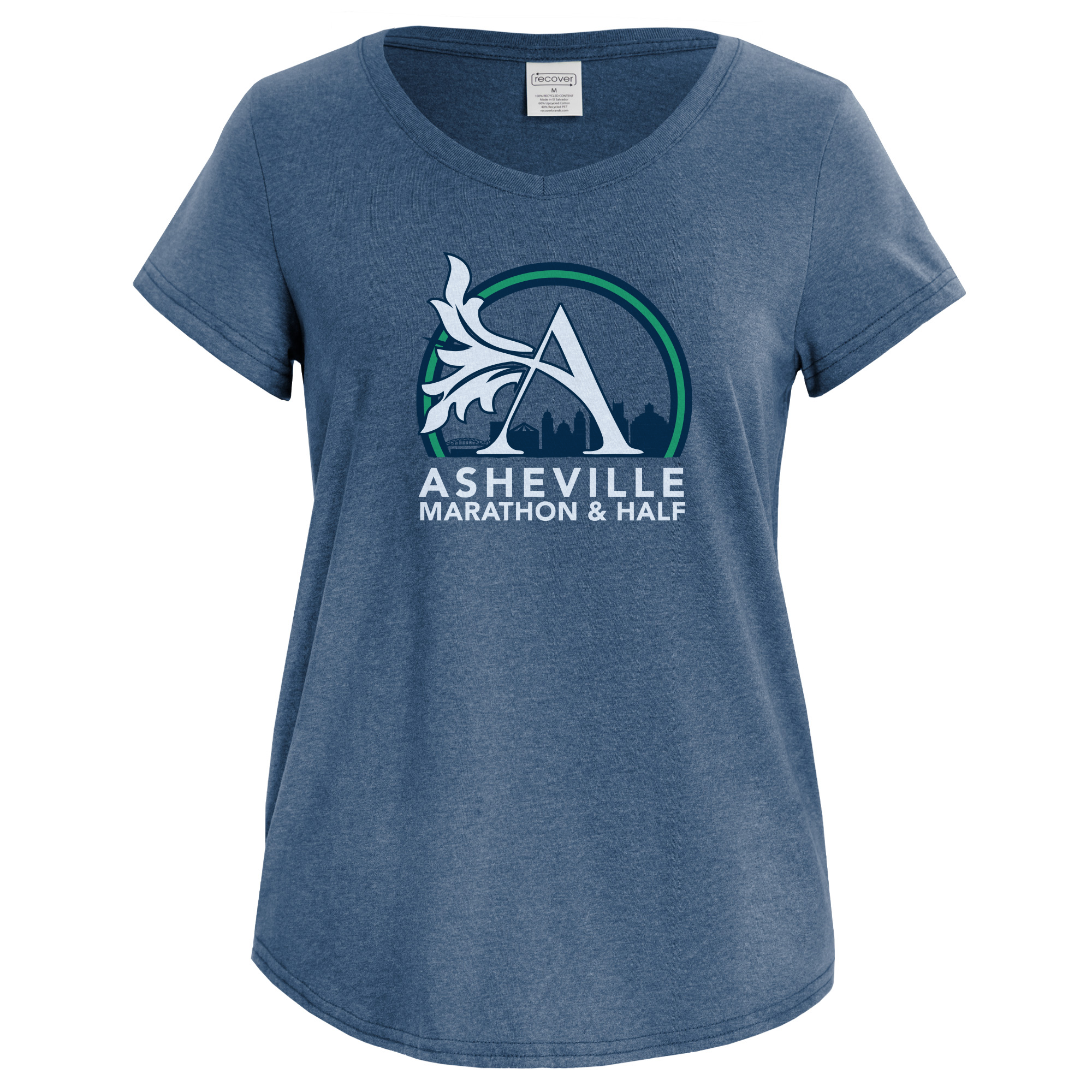 Asheville Marathon Logo Women's Eco Tee