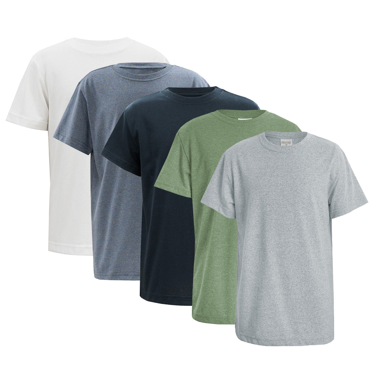 Toddler Eco Short Sleeve T-Shirt 5-Pack Bundle