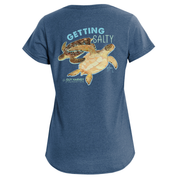 Guy Harvey Foundation Getting Salty Turtle Women's Eco T-Shirt