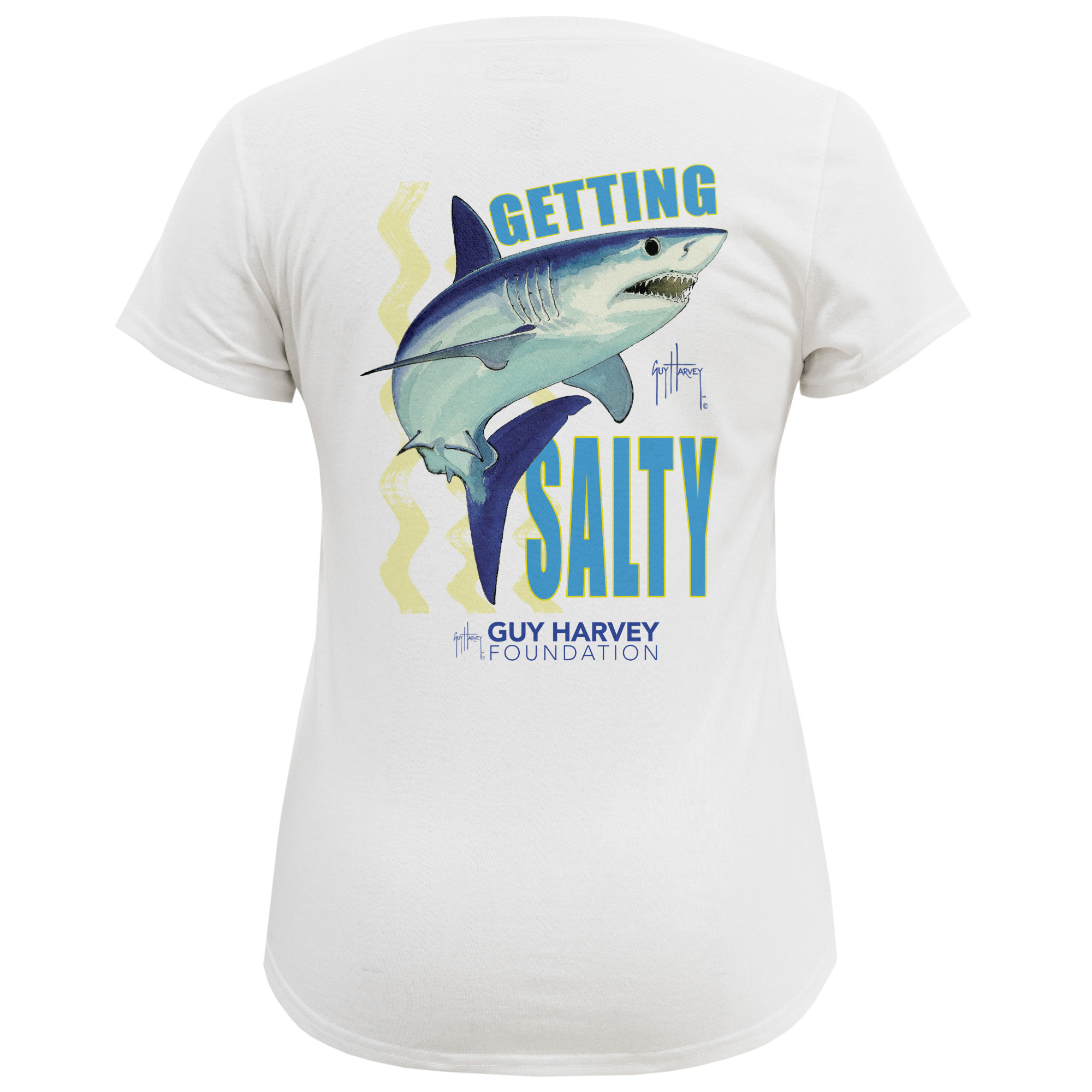 Guy Harvey Foundation Getting Salty Shark Women's Eco T-Shirt