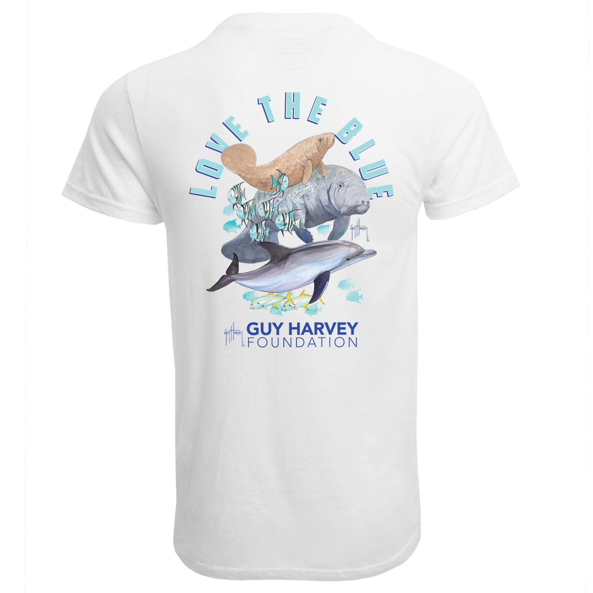 Guy Harvey Foundation Manatee Organic T-Shirt