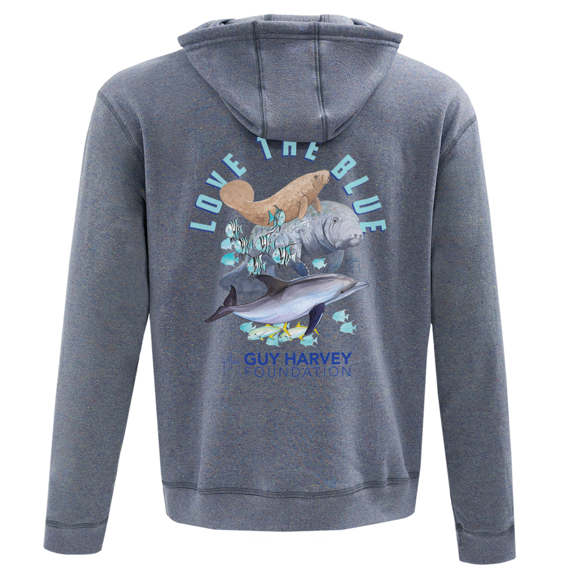 Guy Harvey Foundation Manatee Zip Hoodie