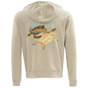 Guy Harvey Foundation Getting Salty Turtle Zip Hoodie