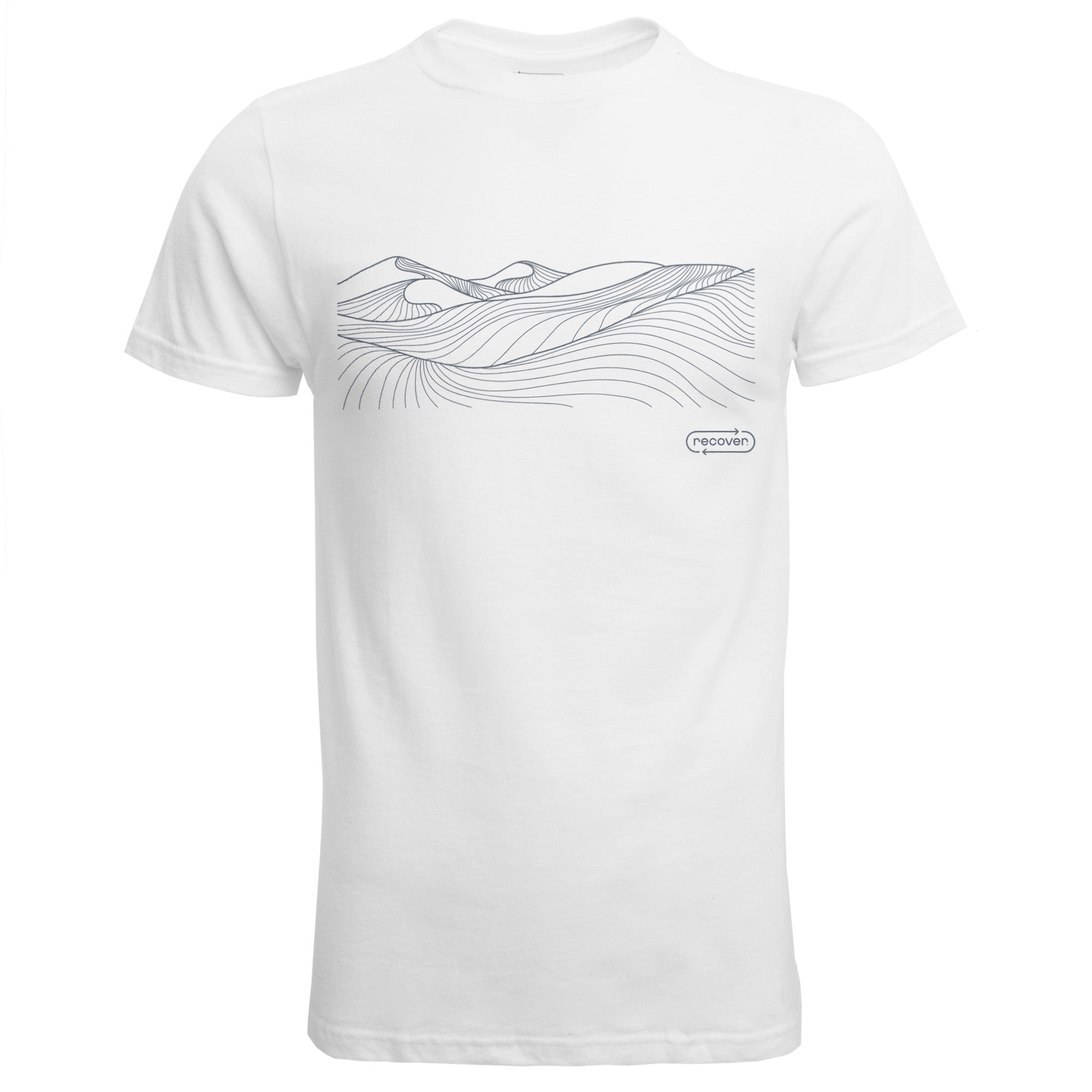 OG100 - Mountain Lines Organic Unisex Short Sleeve T-Shirt