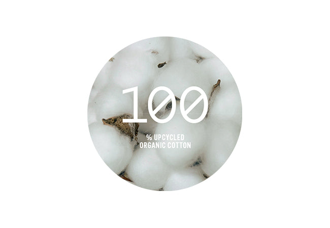 100% Upcycled Organic Cotton