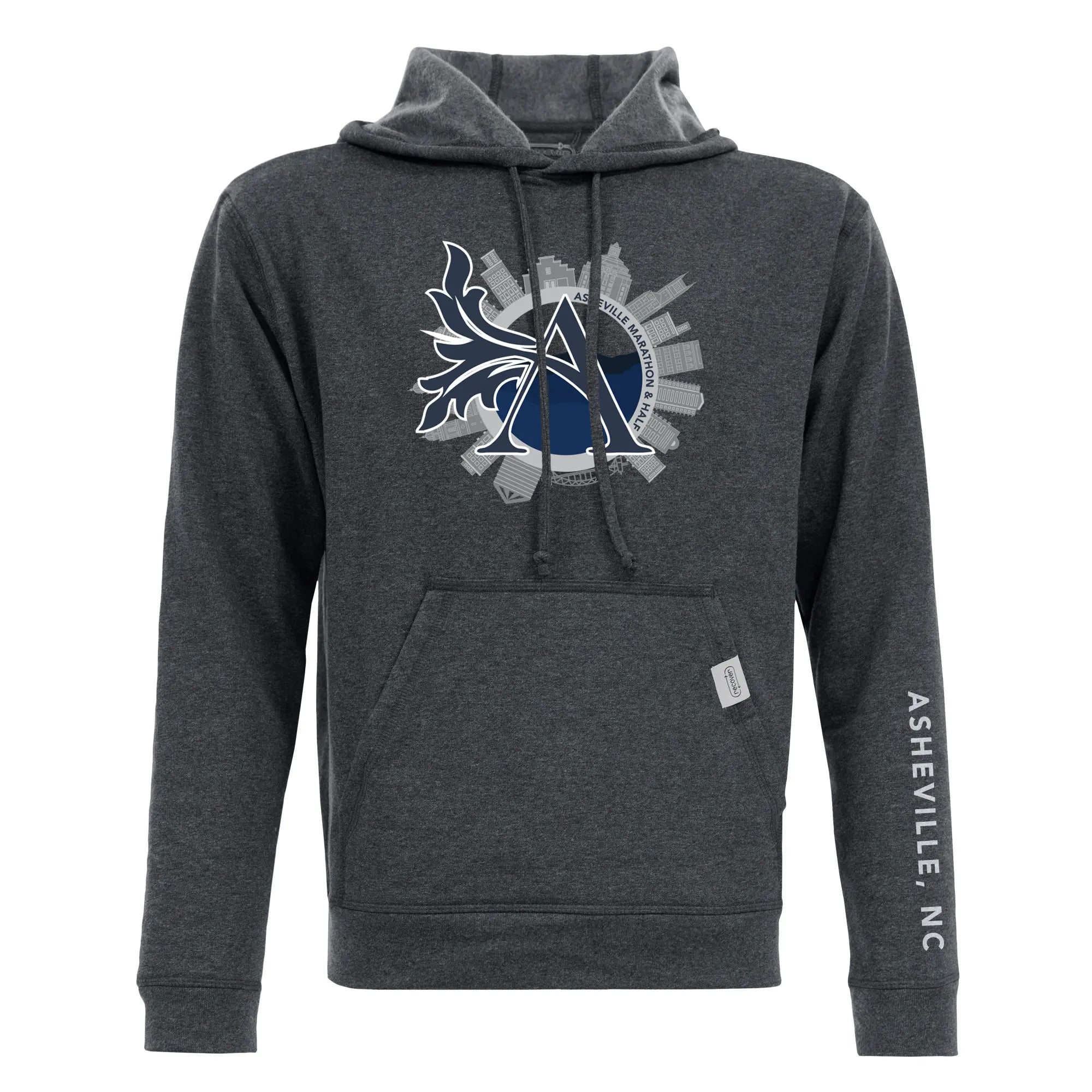 Asheville Cityscape Fleece Hoodie