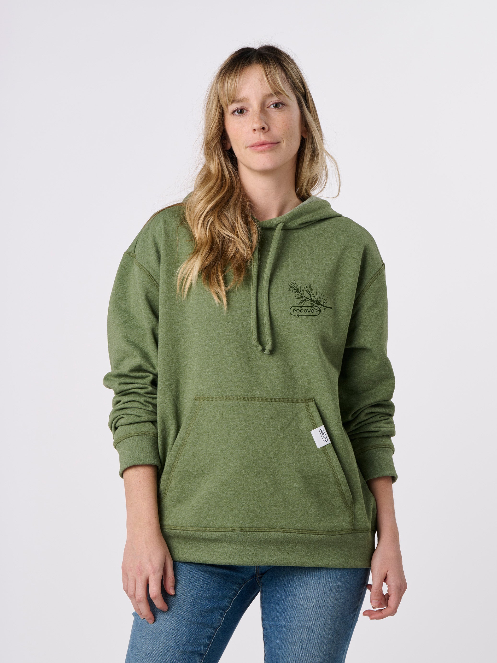 服/ファッション Re Cut Supply Hoodie Graphic Unisex Pullover Fleece Hoodie | 100% Recycled Materials