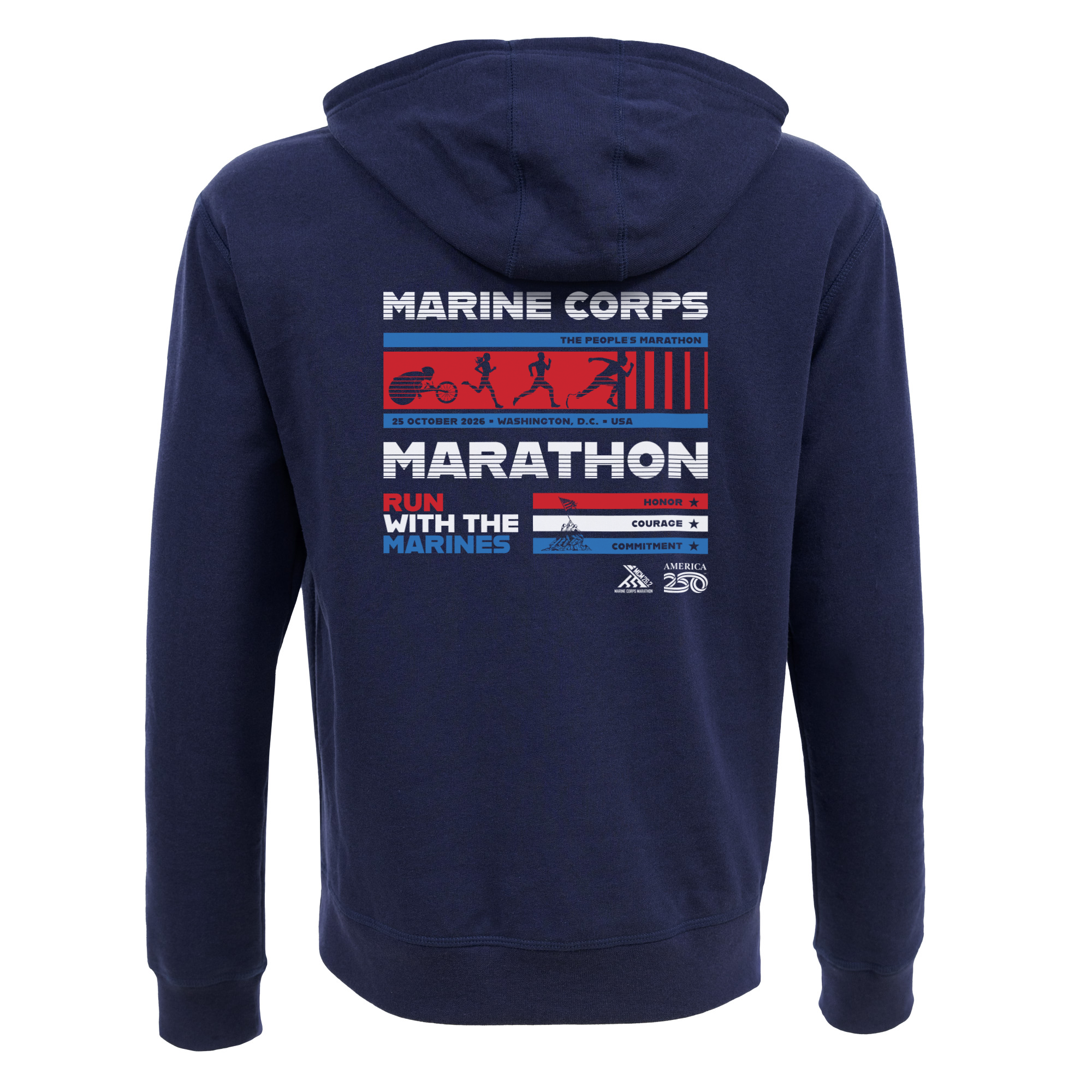 MCM Limited Print - Flag Stripes Pullover Hoodie