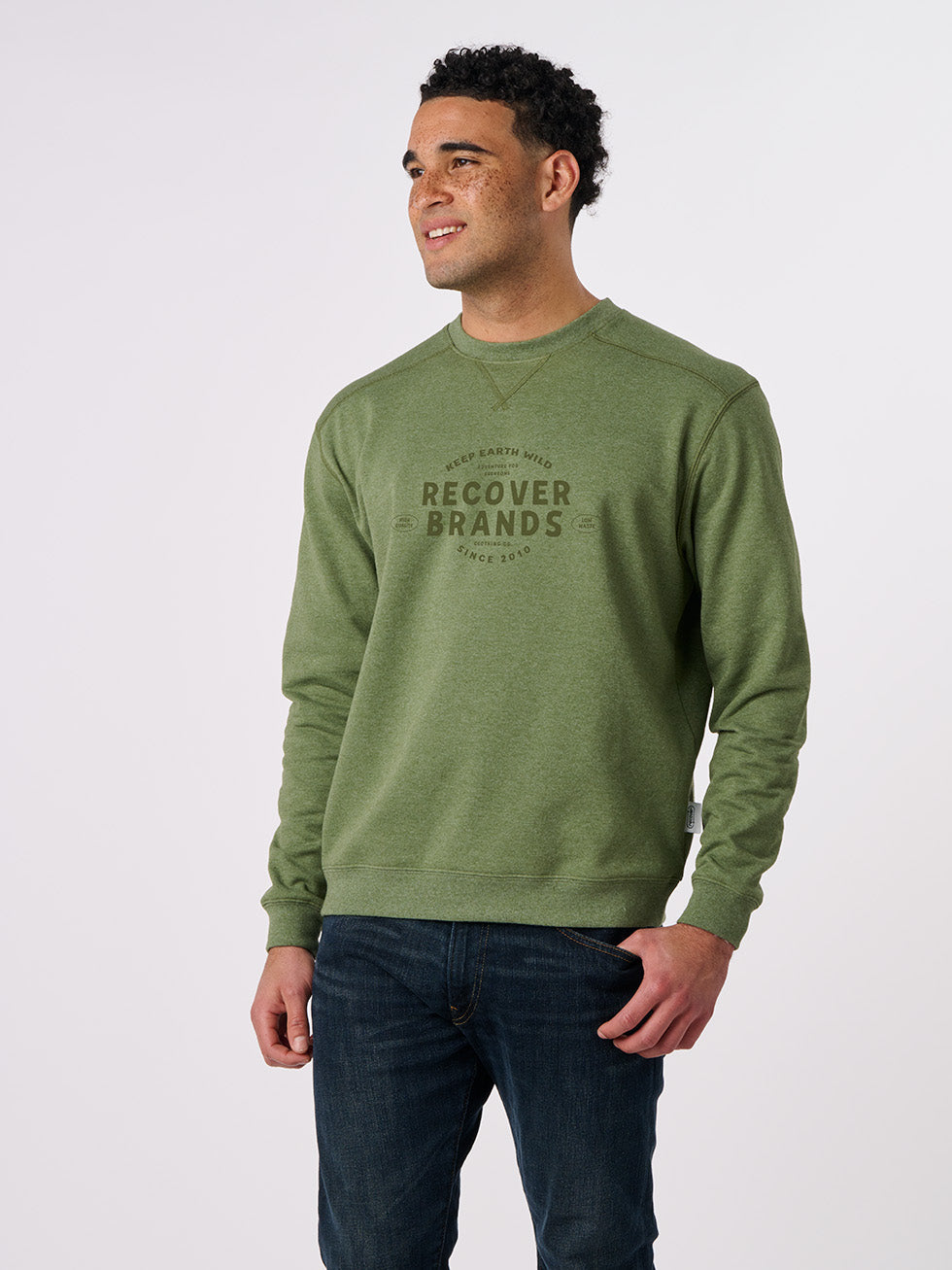 RC1095 - Keep Earth Wild Fleece Crewneck Sweatshirt
