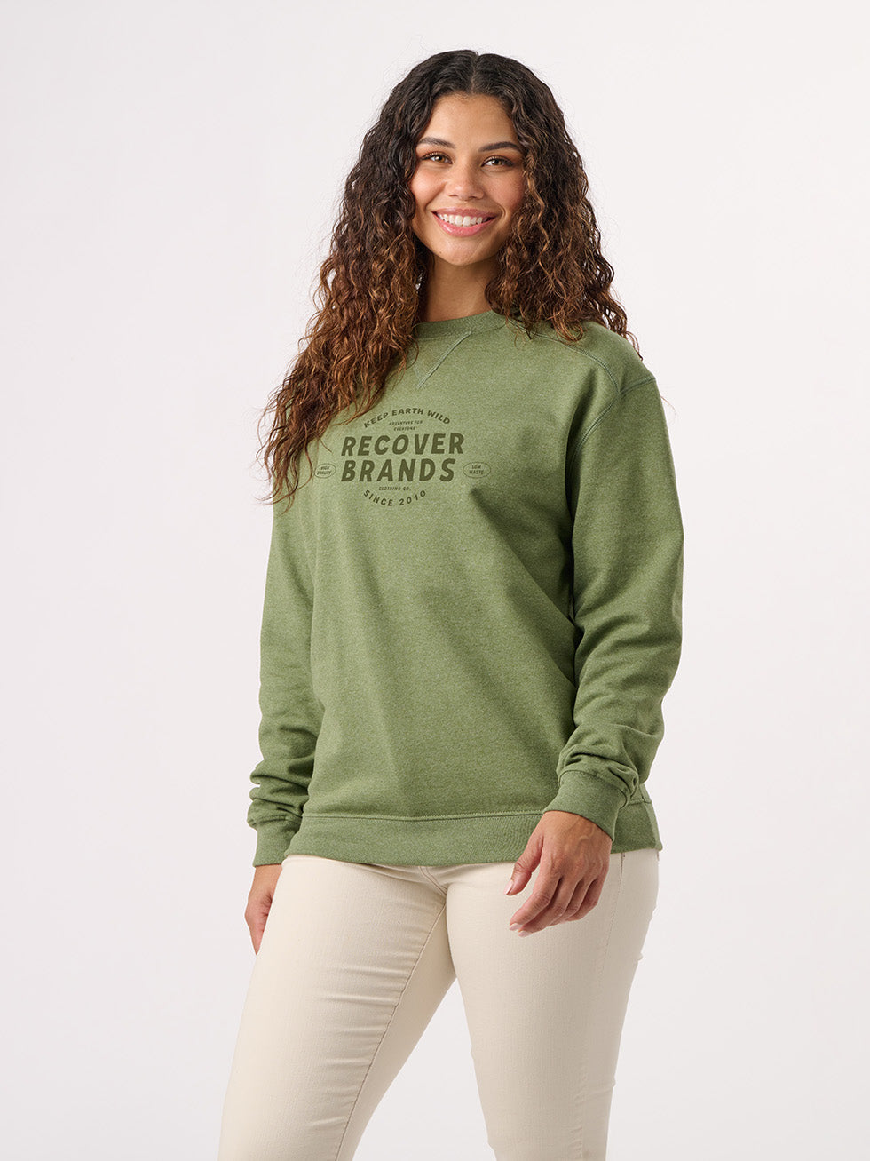 RC1095 - Keep Earth Wild Fleece Crewneck Sweatshirt