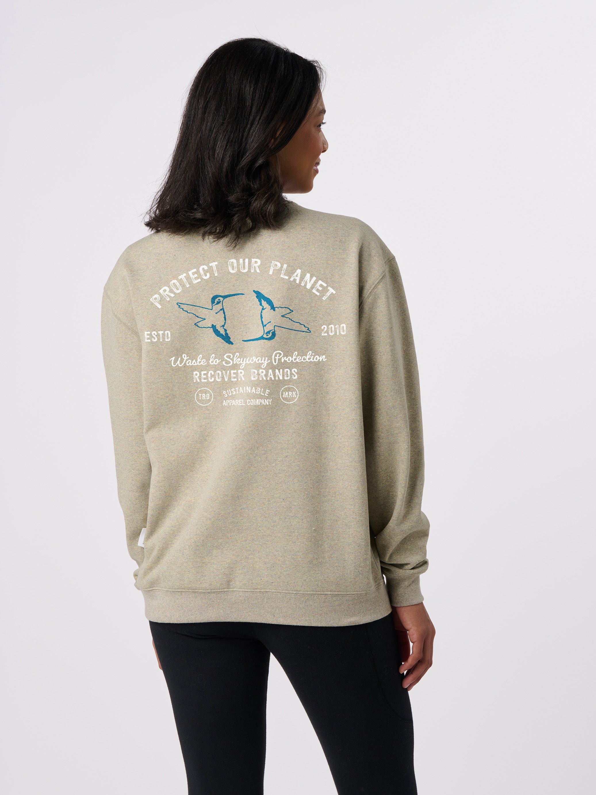 RC1095 - Protect Our Planet Unisex Crew Fleece Sweatshirt