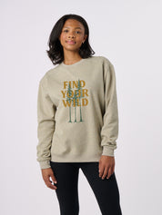 RC1095 - Find Your Wild Fleece Crewneck Sweatshirt