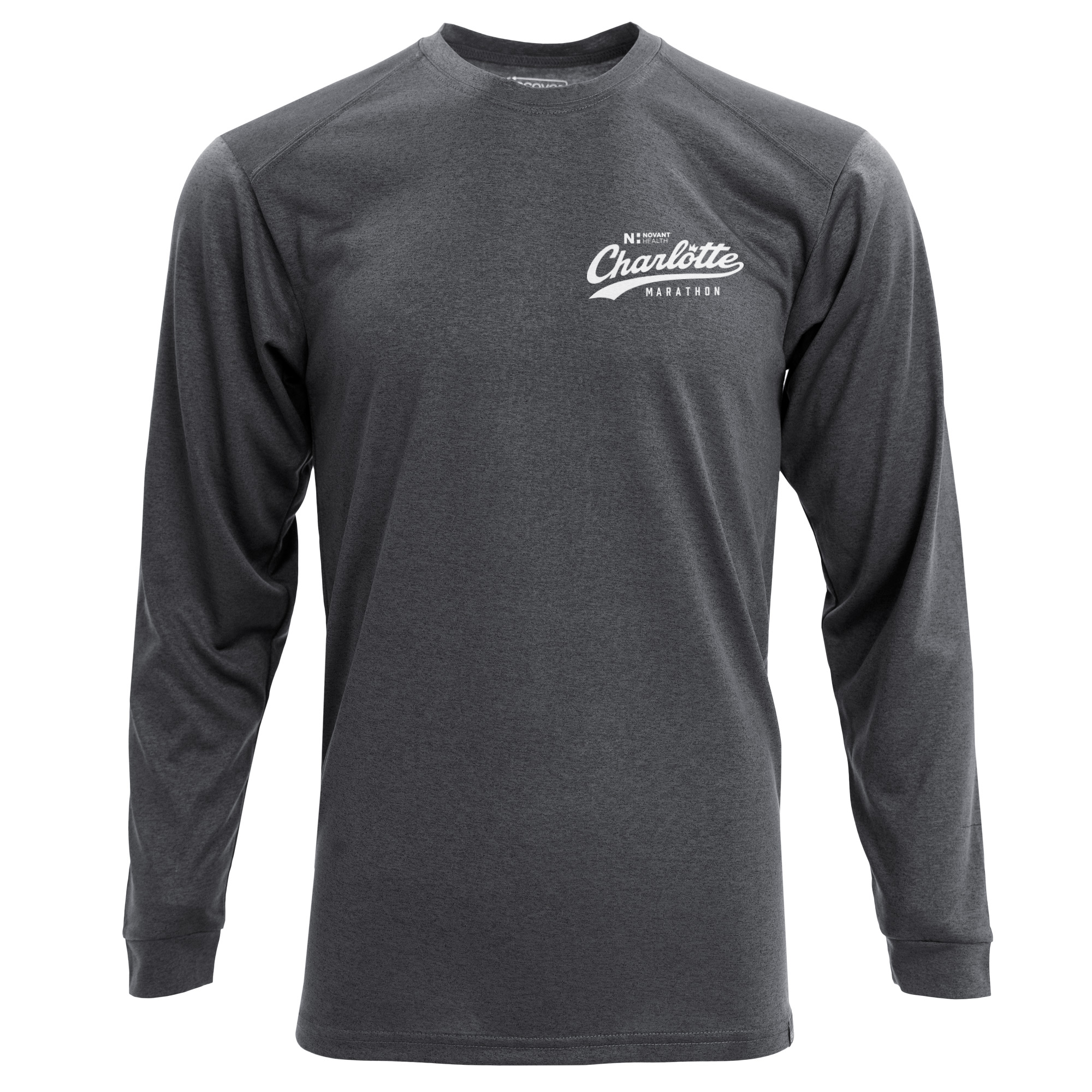 Charlotte Marathon Pocket Logo Long Sleeve Sport T-Shirt