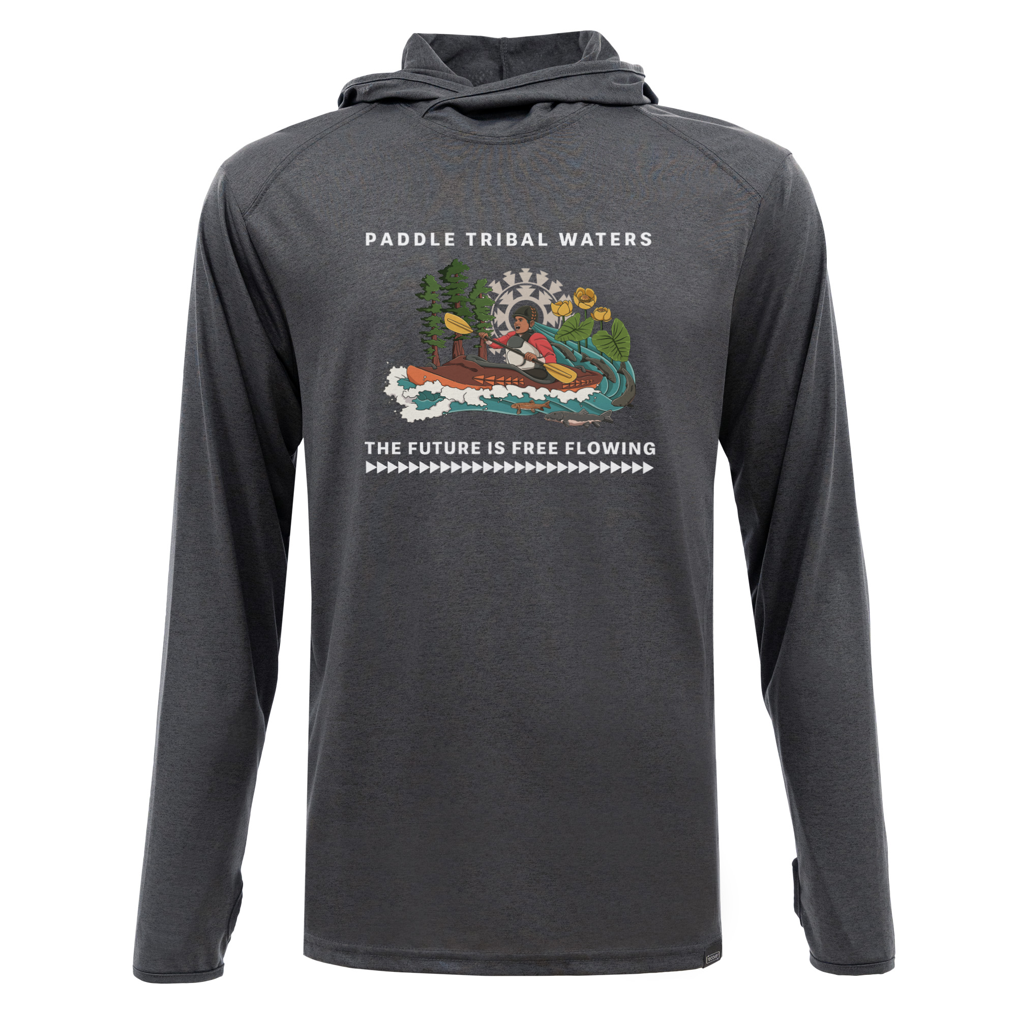 Paddle Tribal Waters Sport Sun Hoodie