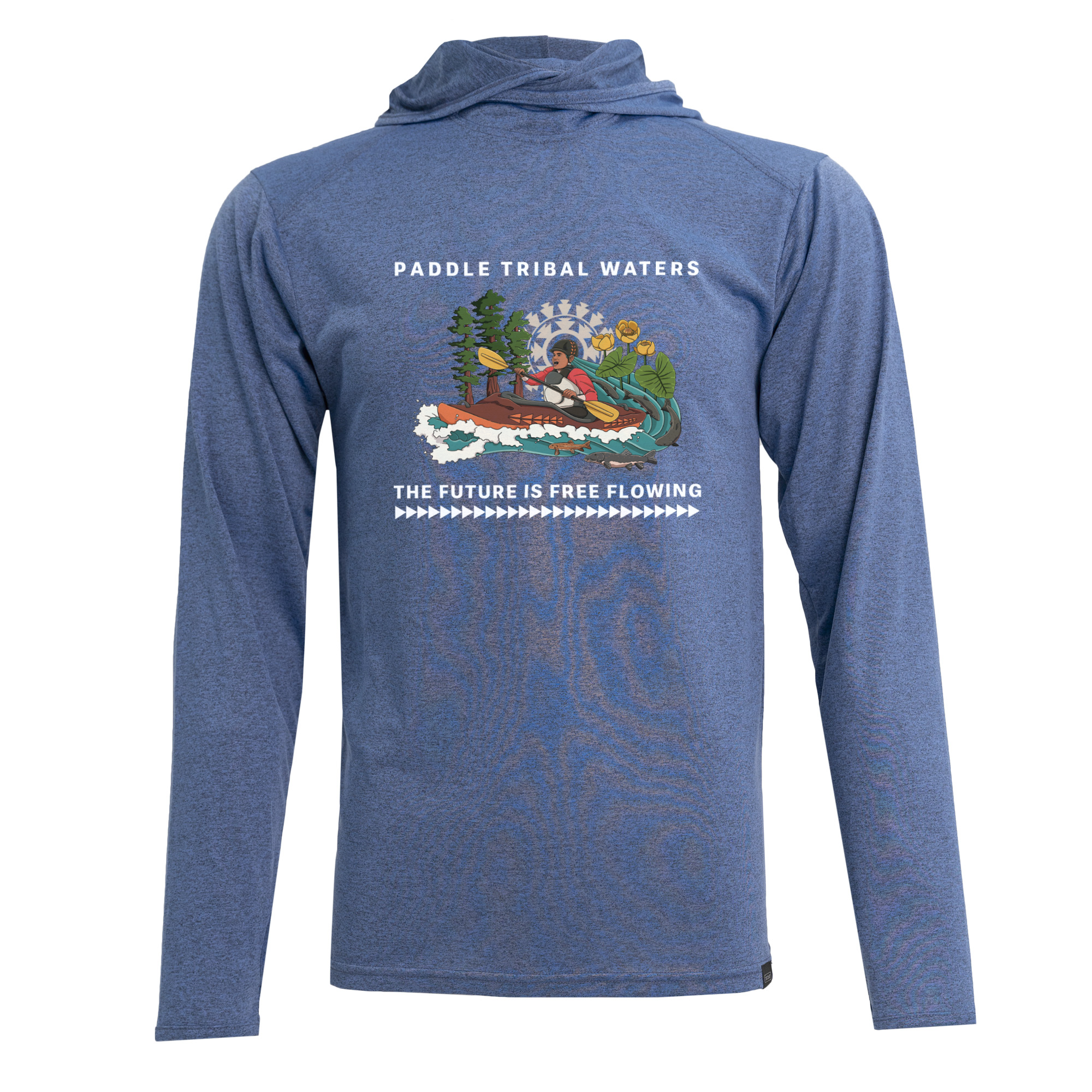 Paddle Tribal Waters Sport Sun Hoodie