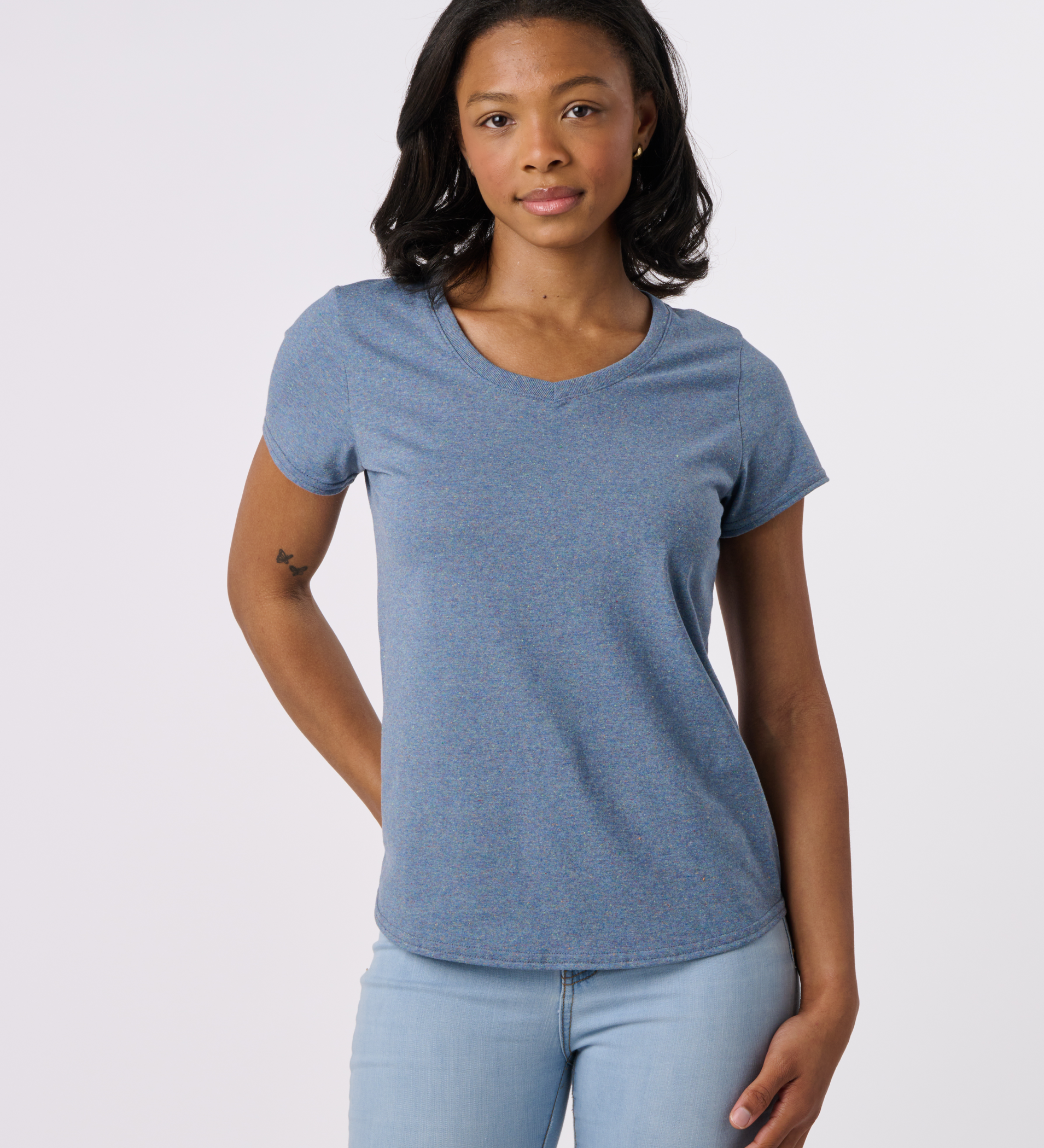 RECOVER_EC200_ECOWOMENSSHORTSLEEVETSHIRT_BLUERAINBOW_FRONT.png