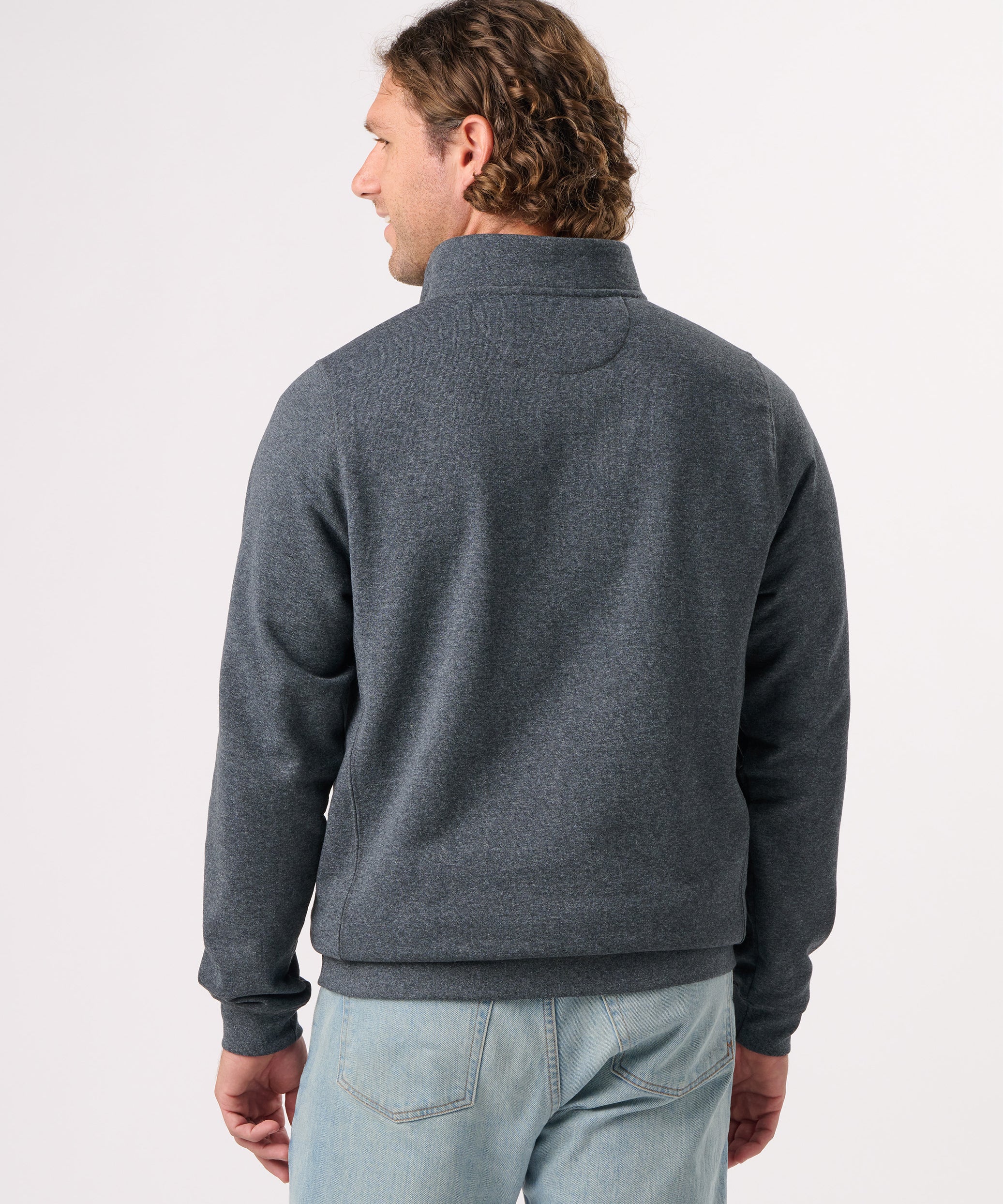 RECOVER_RC1096_UNISEX_QUARTER_ZIP_SWEATSHIRT_CHARCOAL_BACK.jpg