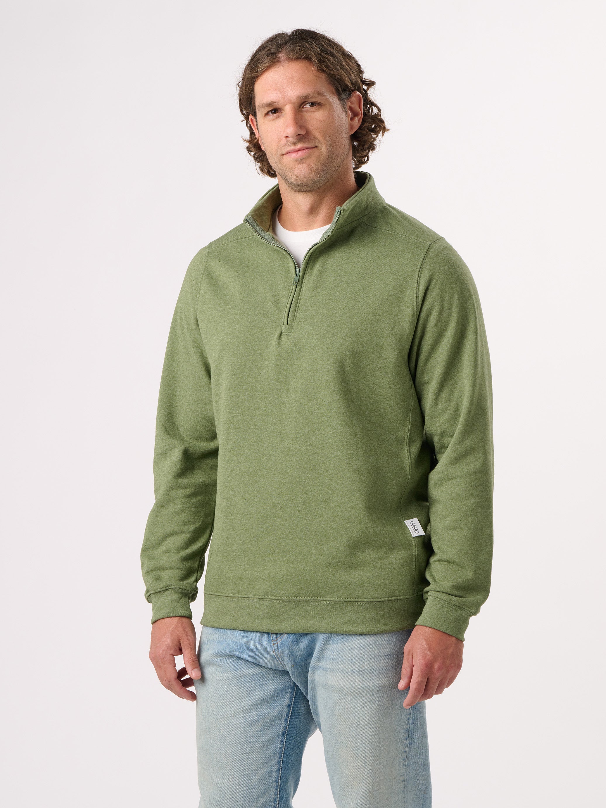 Men's Recycled Fleece Quarter-Zip Sweatshirt – Recover Brands