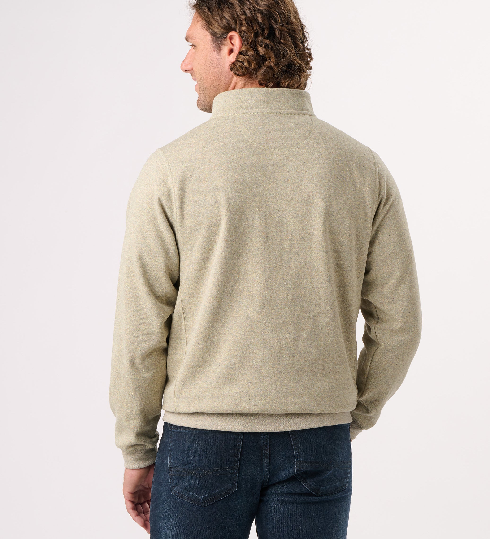 RECOVER_RC1096_UNISEX_QUARTER_ZIP_SWEATSHIRT_RAINBOW_BACK.jpg