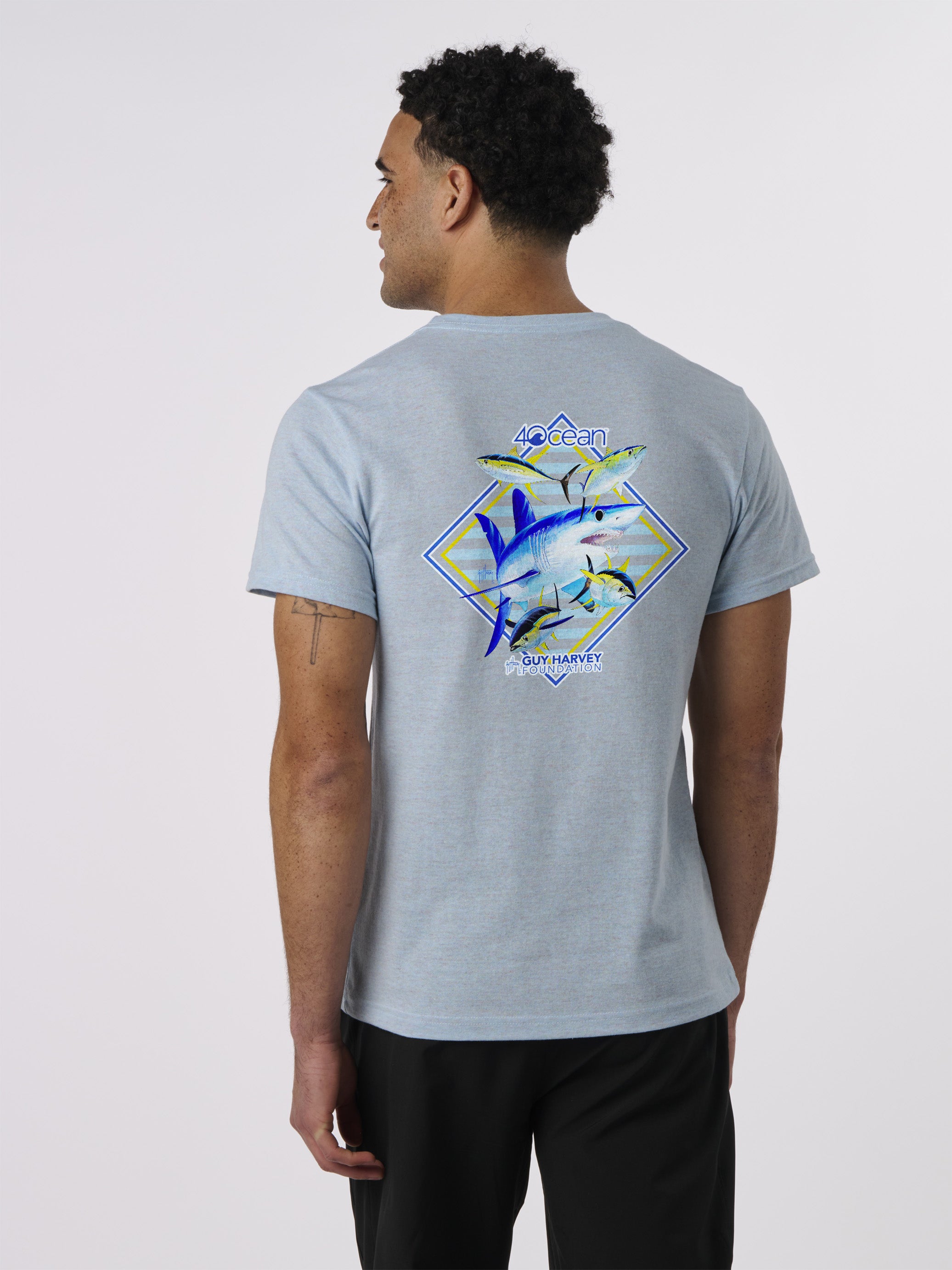 4ocean x Recover | Guy Harvey Mako Shark T-Shirt – Recover Brands