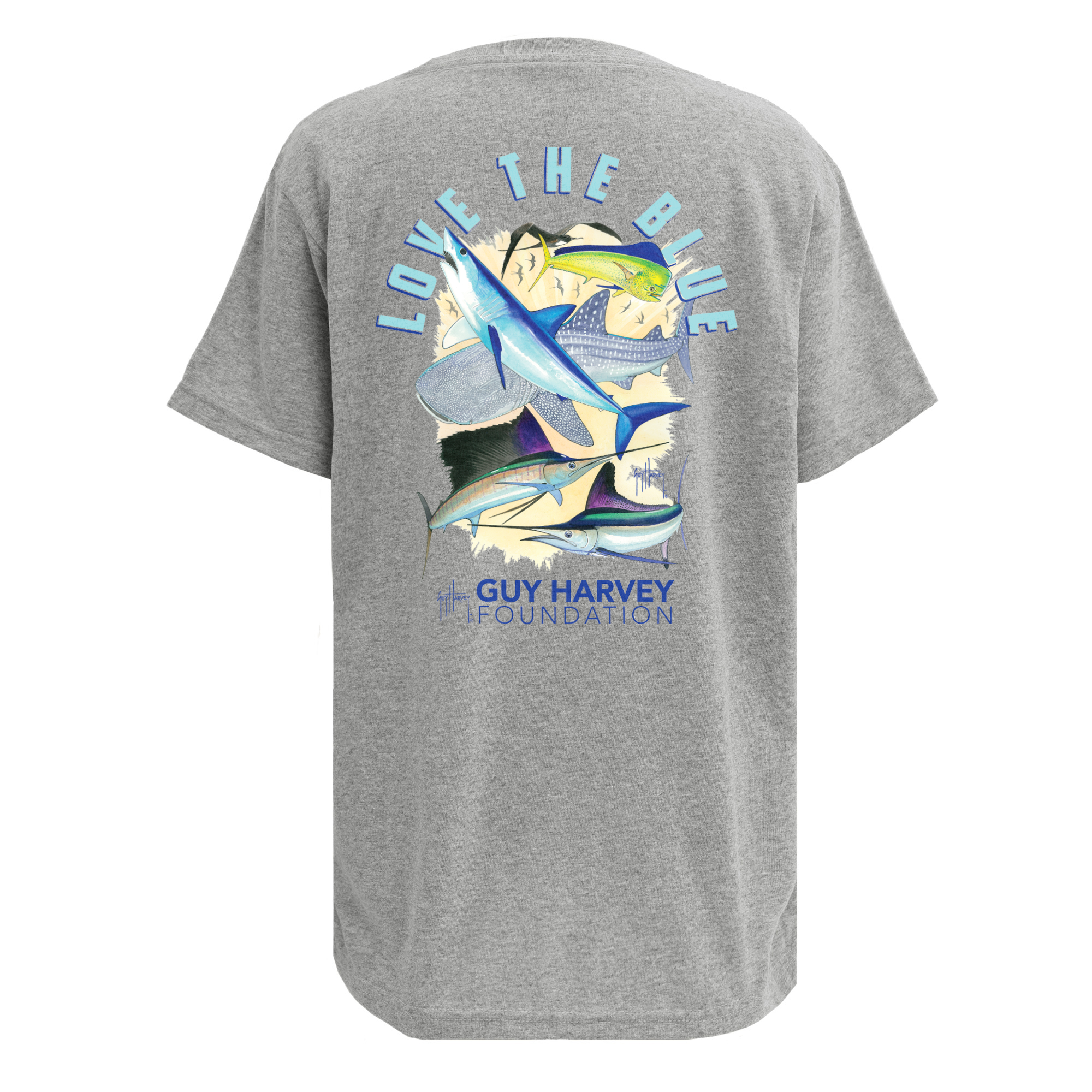 Guy Harvey Foundation Love the Blue Youth Classic T-Shirt