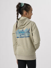 Shark Microplastic Youth Pullover Hoodie