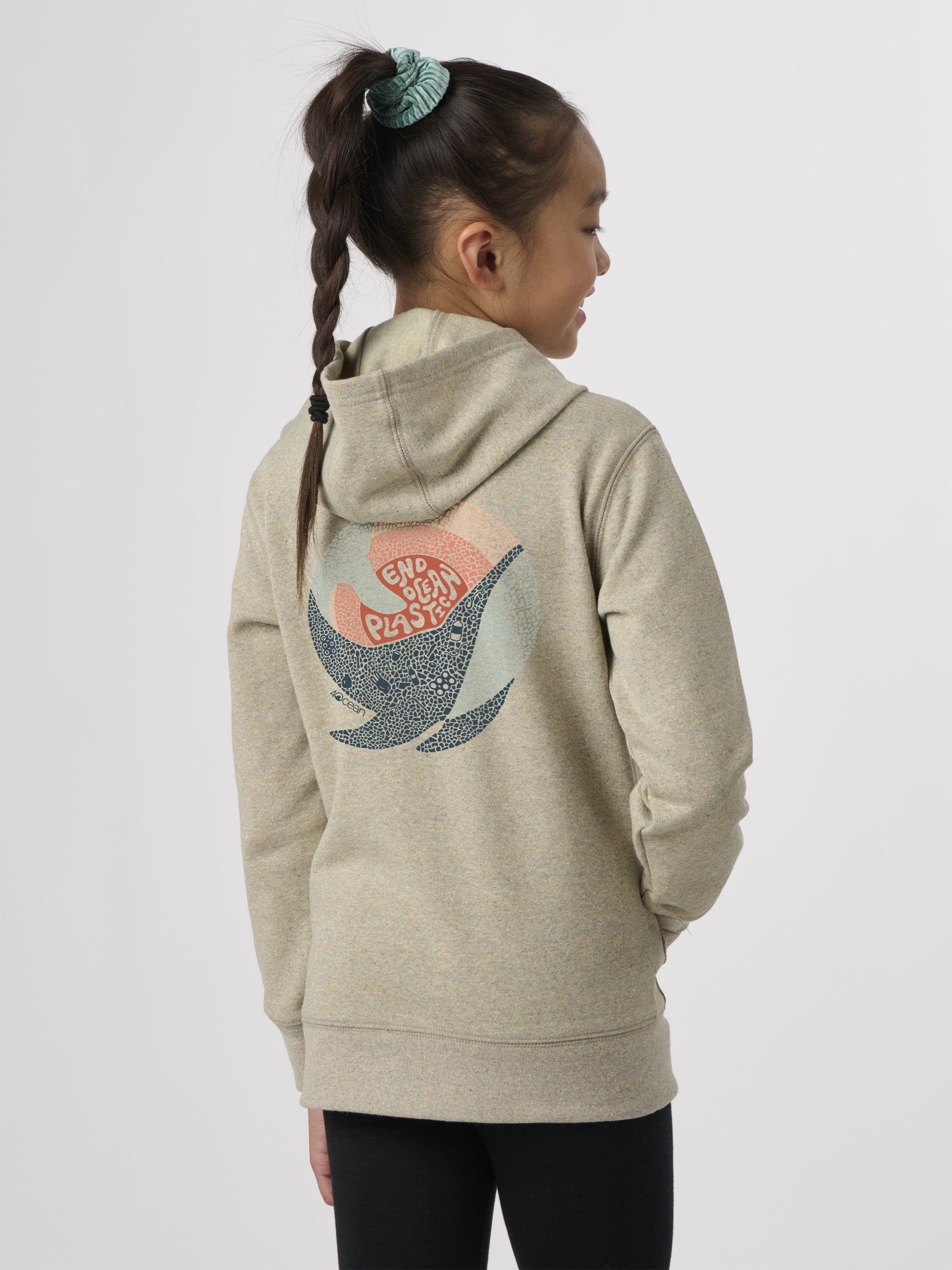 Whale Microplastic Youth Pullover Hoodie